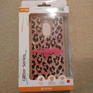 NIP LG Stylo 4 Cheetah/Glitter Case